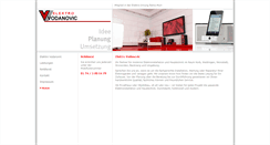 Desktop Screenshot of elektro-vodanovic.eu
